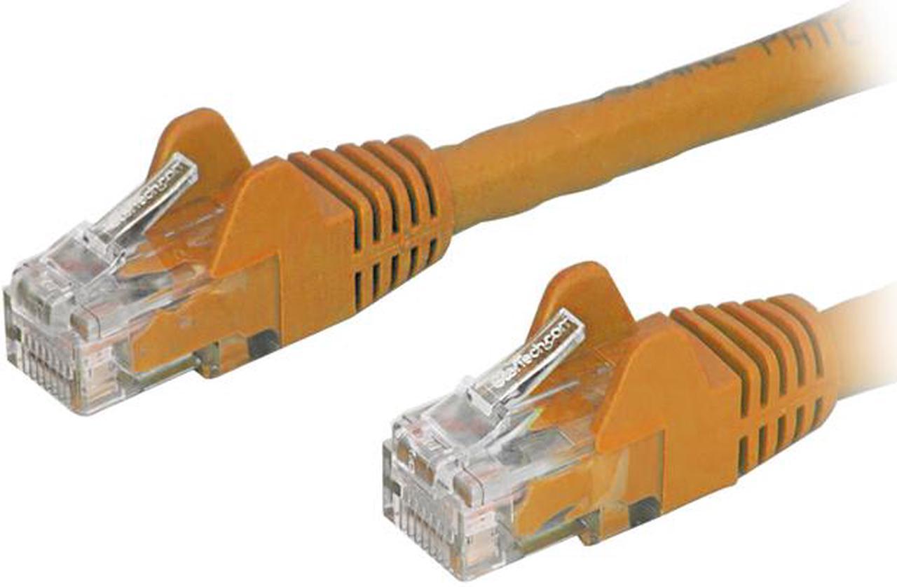 StarTech N6PATCH20OR StarTech.com Cat6 Patch Cable - 20 ft. - Orange Ethernet Cable - Snagless RJ45 Cable - Ethernet Cord - Cat 6 Cable