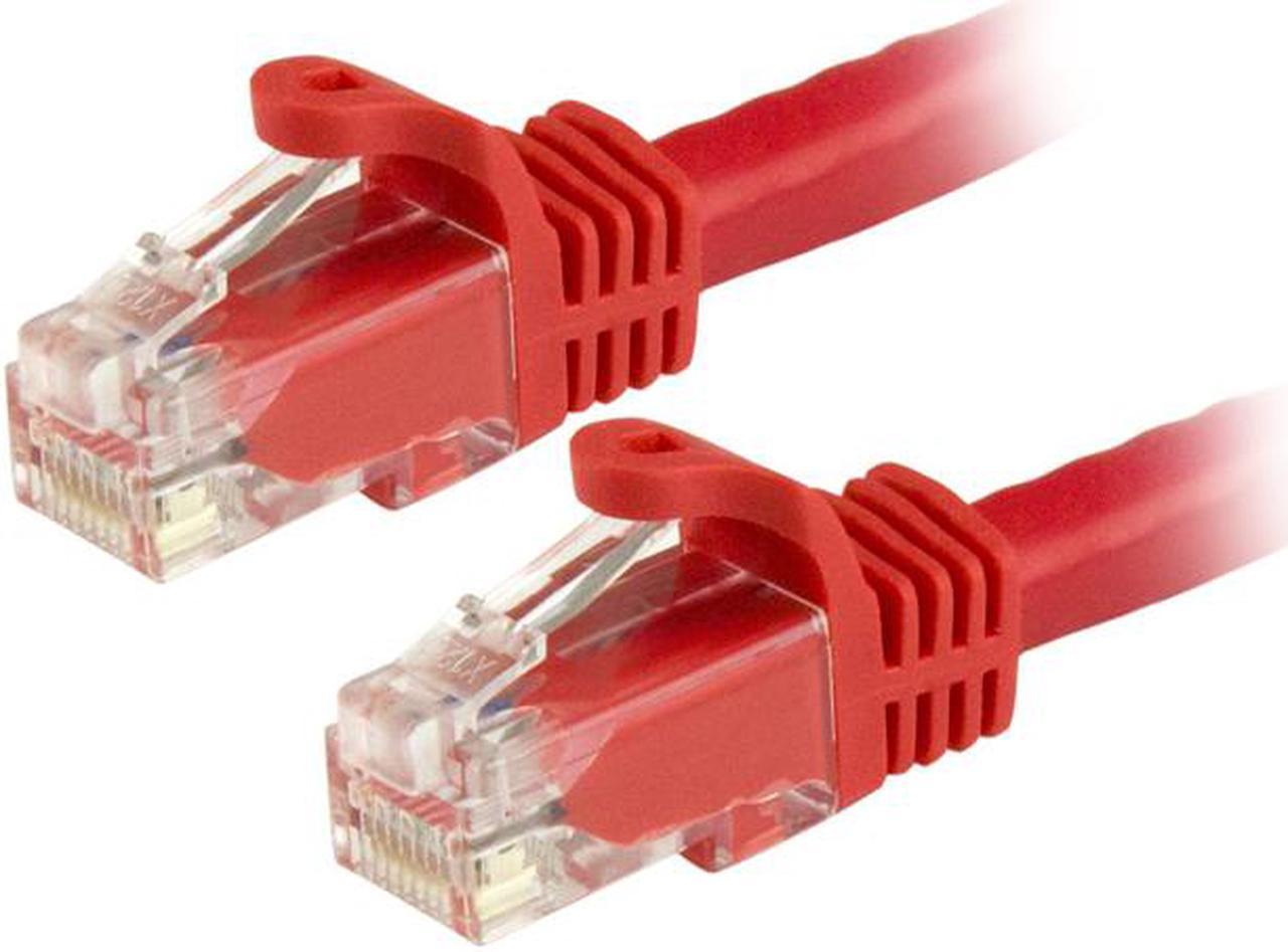 StarTech N6PATCH30RD StarTech.com Cat6 Patch Cable - 30 ft. - Red Ethernet Cable - Snagless RJ45 Cable - Ethernet Cord - Cat 6 Cable