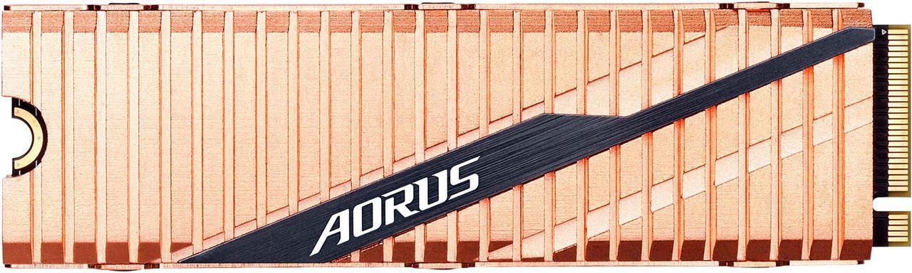 GIGABYTE AORUS NVMe Gen4 SSD 2TB M.2 2280 PCI-Express 4.0 x4 3D TLC Internal Solid State Drive (SSD) Dual Side Copper GP-ASM2NE6200TTTD