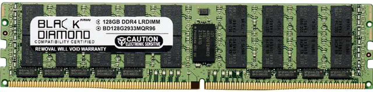 Main image of Black Diamond Memory 128GB ECC Registered DDR4 2933 (PC4 23400) Server Memory Model BD128G2933MQR96