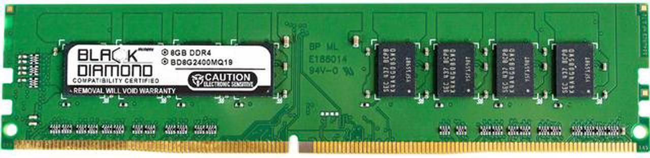 Main image of Black Diamond Memory 8GB DDR4 2400 (PC4 19200) Desktop Memory Model BD8G2400MQ22
