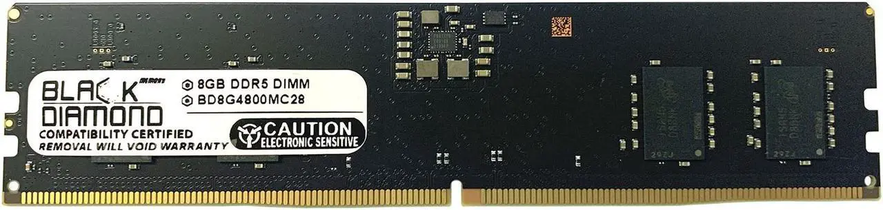 Main image of Black Diamond 8GB (1Rx8) DDR5 4800 Memory  BD8G4800MC28