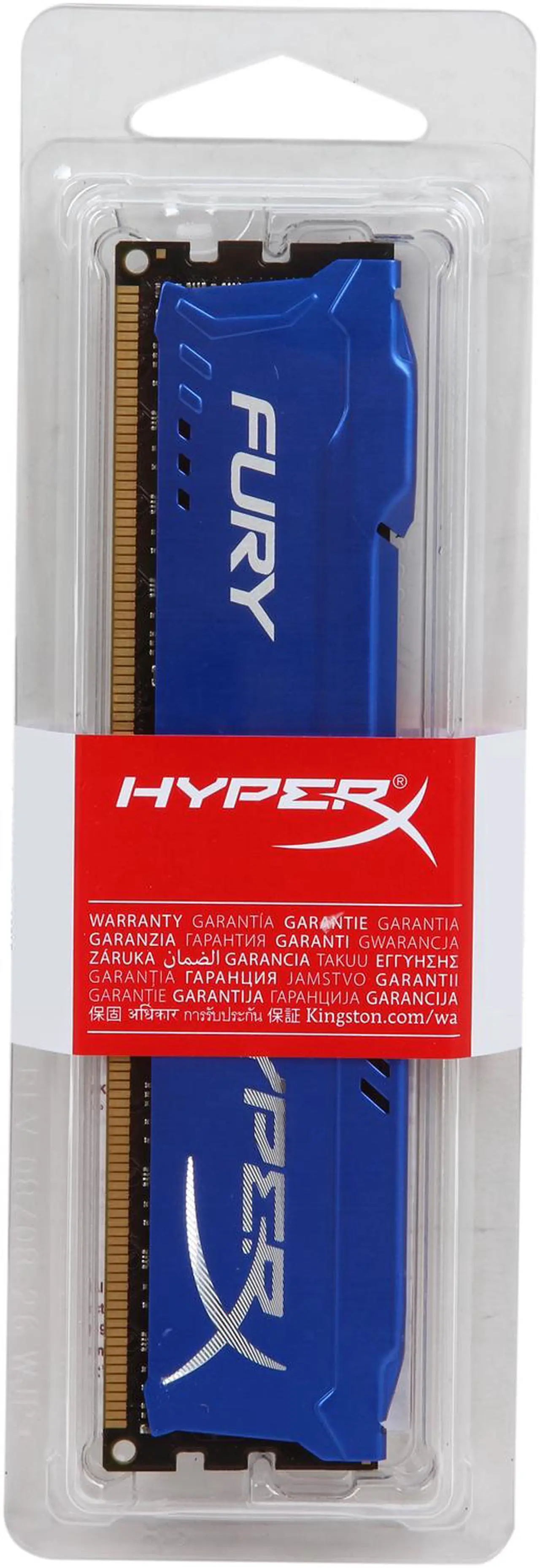 HyperX FURY 8GB DDR3 1600 (PC3 12800) Desktop Memory Model HX316C10F/8 ...