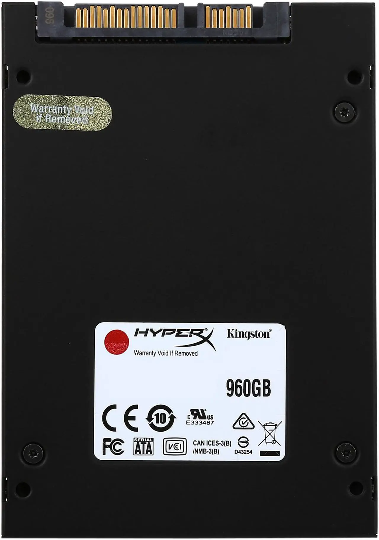 Alt view image 5 of 5 - HyperX Savage 2.5" 960GB SATA III eMLC Internal Solid State Drive (SSD) SHSS37A/960G
