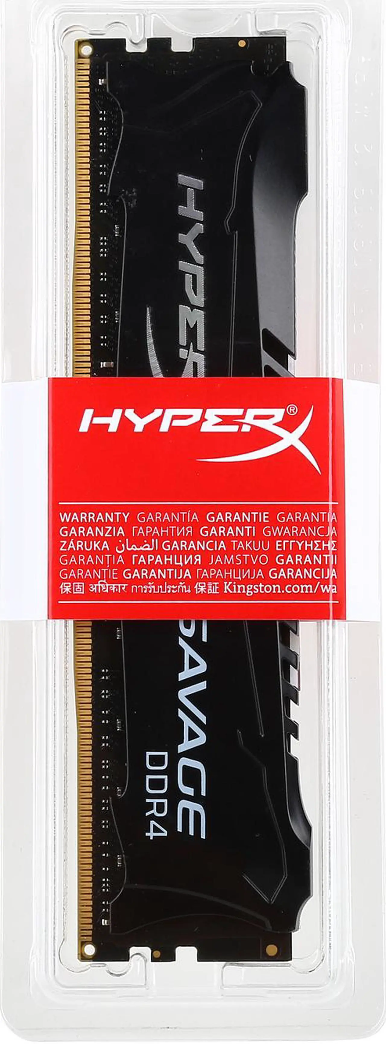 Alt view image 3 of 3 - HyperX Savage 8GB DDR4 2666 (PC4 21300) Desktop Memory Model HX426C13SB/8