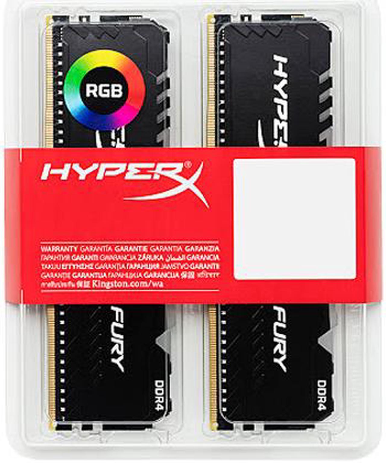 Main image of HyperX FURY 16GB (2 x 8GB) DDR4 3600 (PC4 28800) Desktop Memory Model HX436C17FB3AK2/16