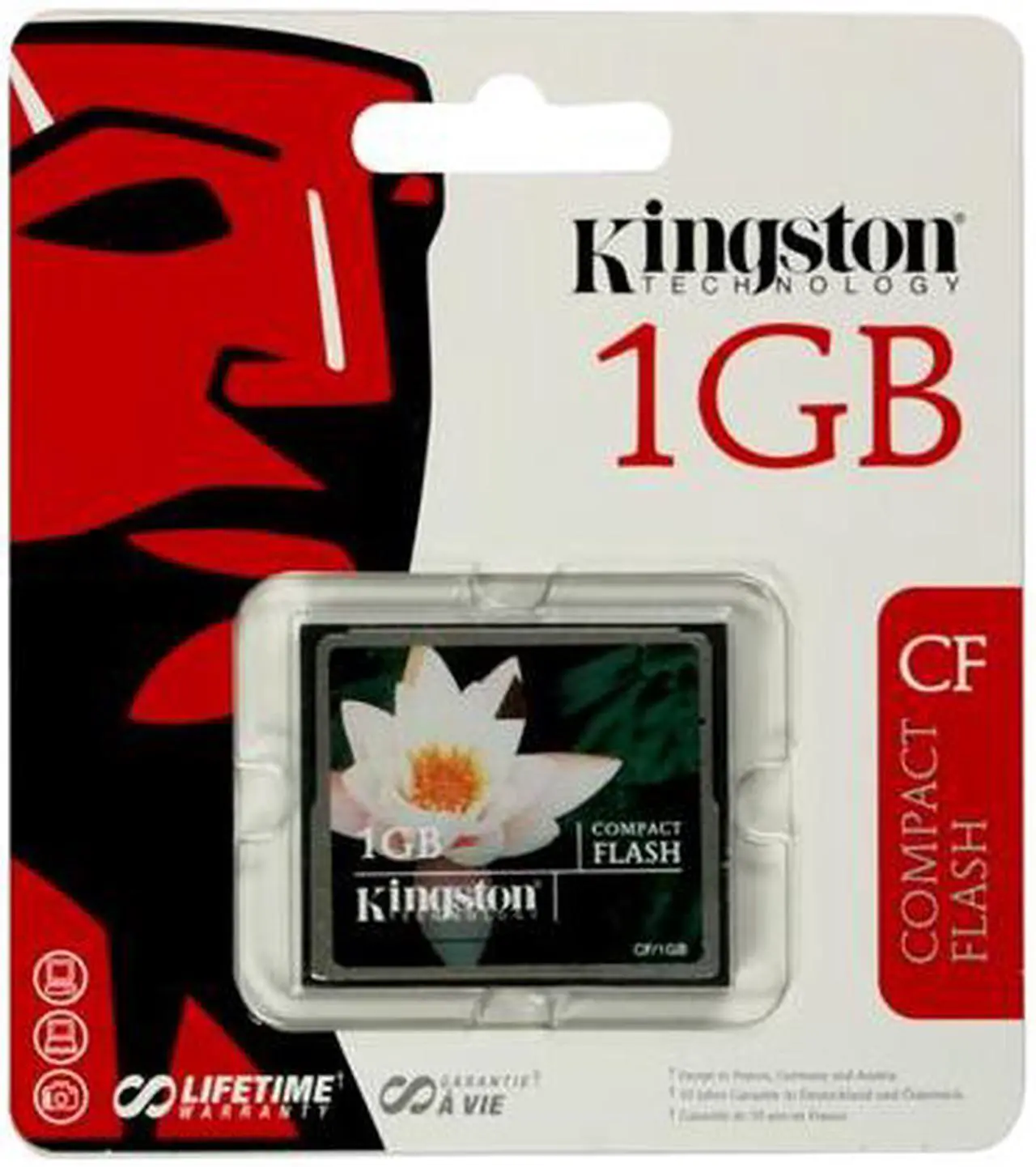 Alt view image 2 of 2 - Kingston 1GB Compact Flash (CF) Flash Card Model CF/1GB