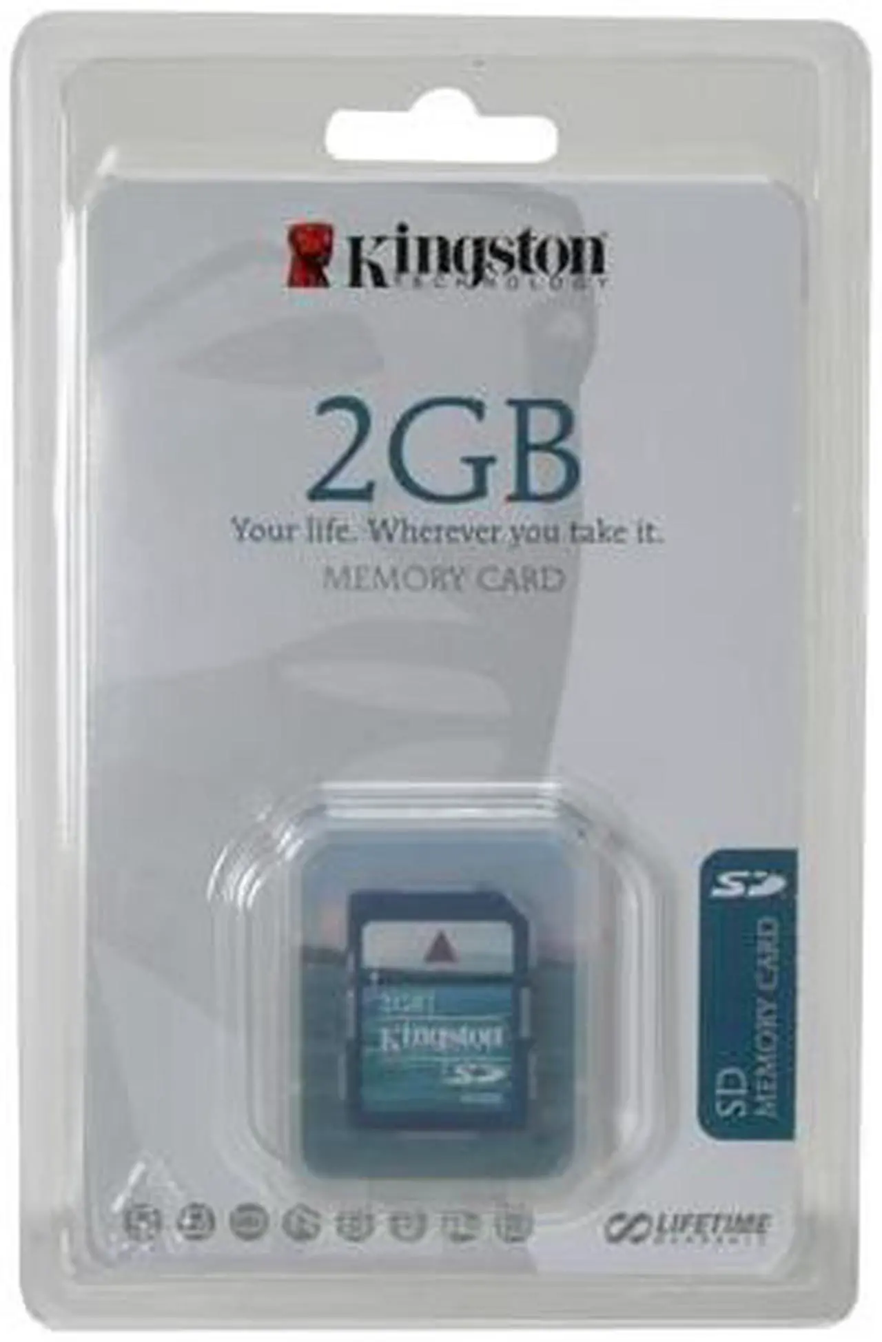 Alt view image 2 of 2 - Kingston 2GB Secure Digital (SD) Flash Card Model SD/2GBKR