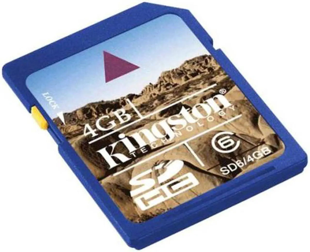 Main image of Kingston 4GB Secure Digital High-Capacity (SDHC) Flash Card Model SD6/4GB