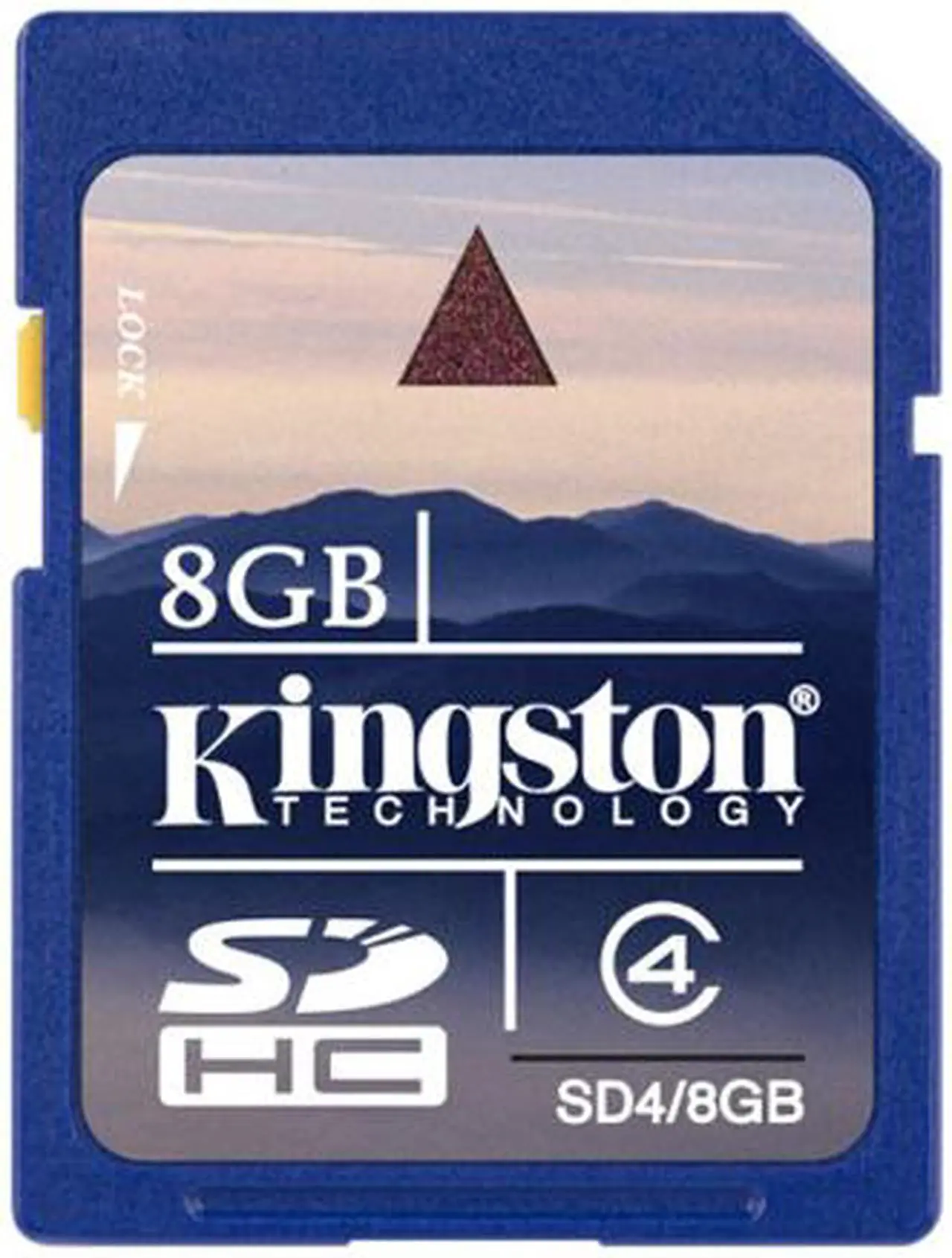 Alt view image 2 of 3 - Kingston 8GB Secure Digital High-Capacity (SDHC) Flash Card Model SD4/8GB