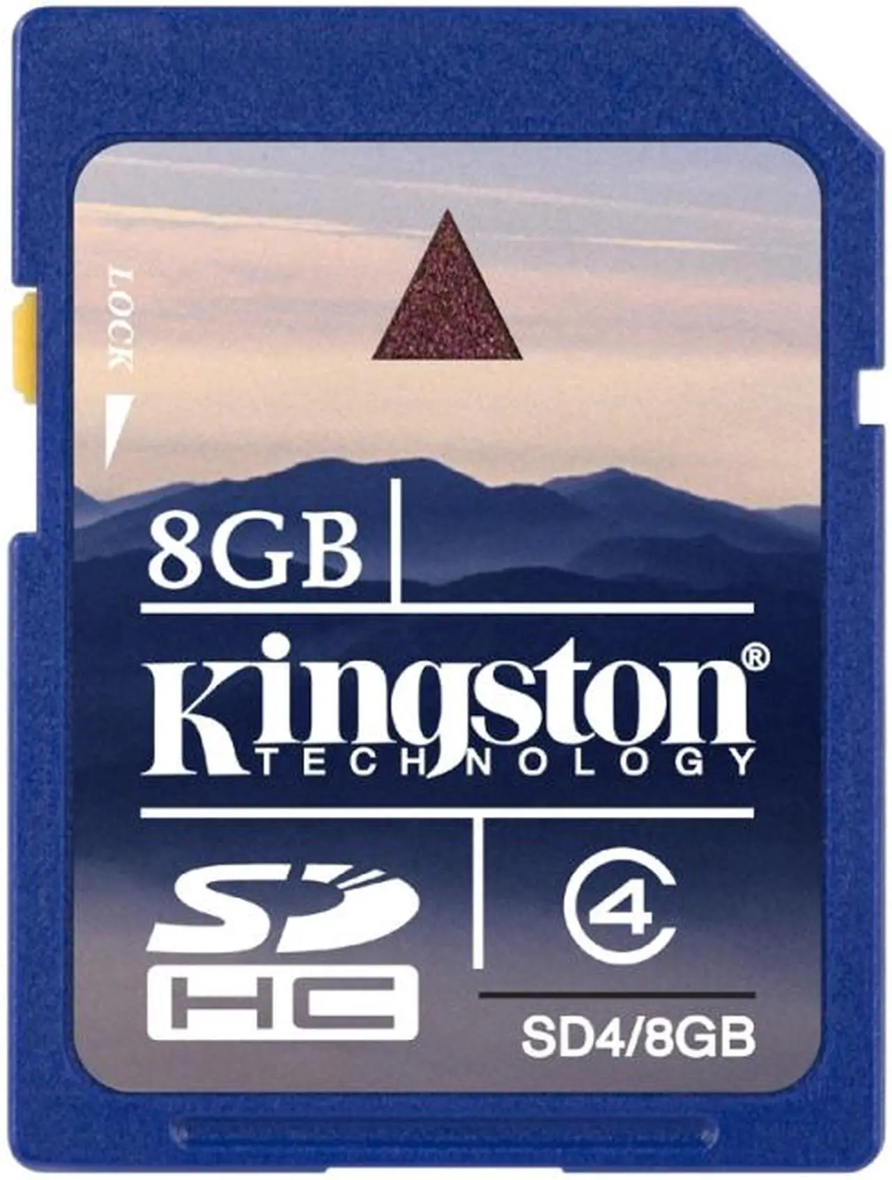 Main image of Kingston 8GB Secure Digital High-Capacity (SDHC) Flash Card Model SD4/8GB