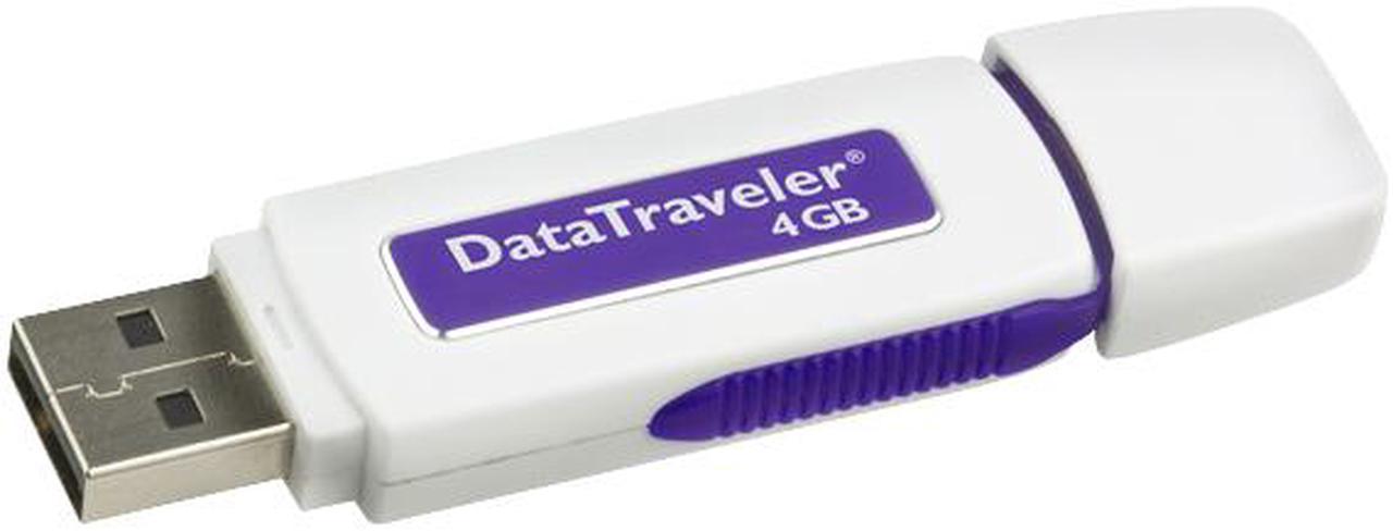 Kingston DataTraveler 4GB USB 2.0 Flash Drive (Purple) Model DTI/4GB