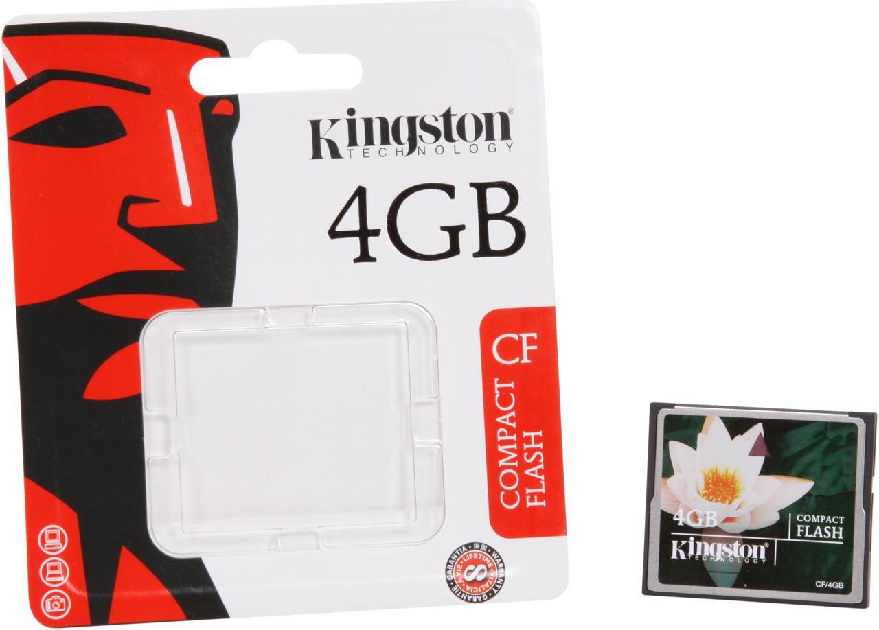 Alt view image 5 of 4 - Kingston 4GB  Compact Flash Memory Card (CF/4GB)