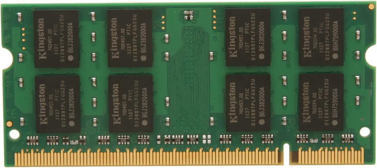 Alt view image 2 of 3 - Kingston Unbuffered Laptop Memory Model KVR800D2S5/2G