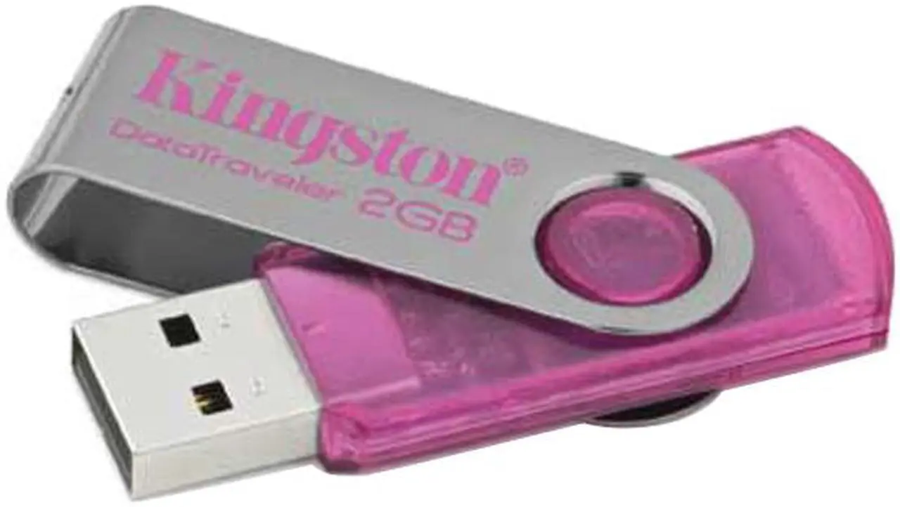 Alt view image 3 of 4 - Kingston DataTraveler 101 2GB USB 2.0 Flash Drive (Pink) DT101N/2GB