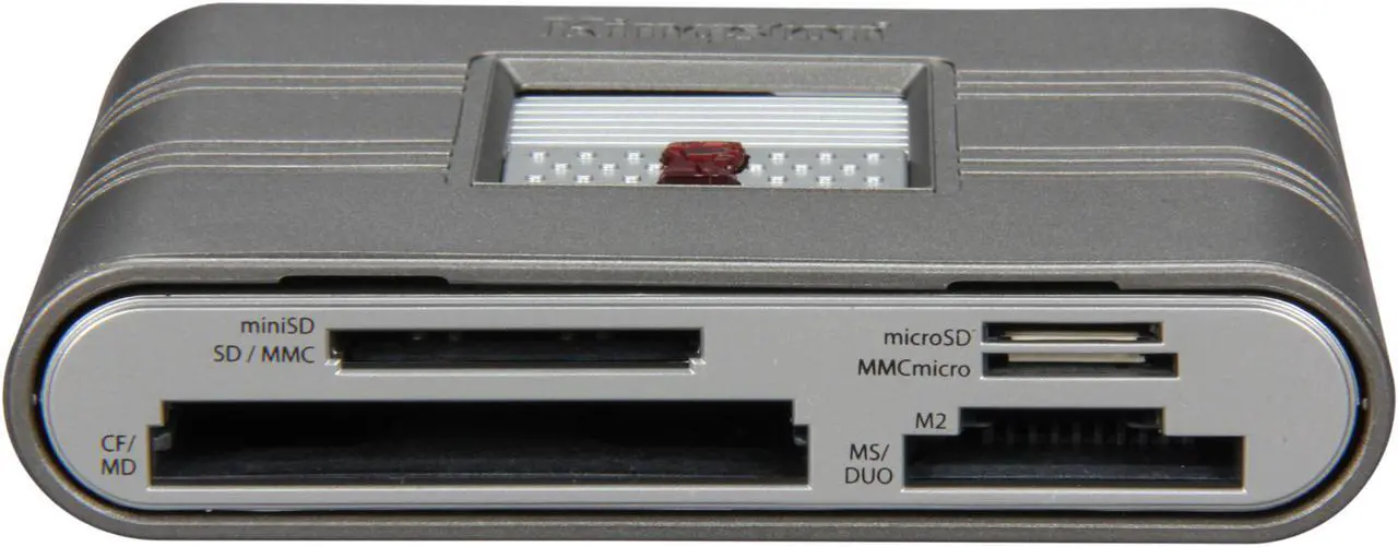 Alt view image 2 of 6 - Kingston FCR-HS219/1 19-in-1 USB 2.0 Card Reader