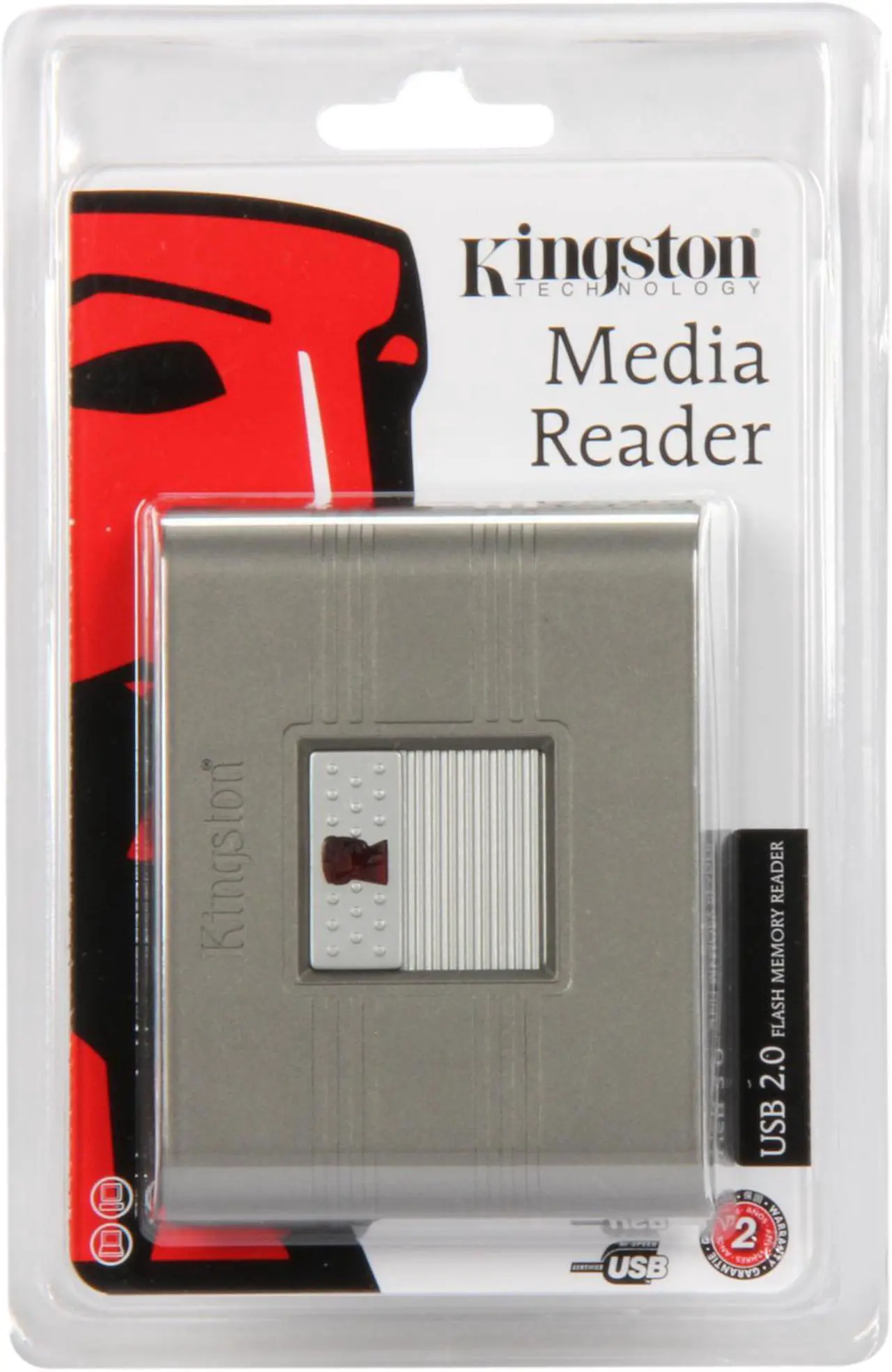 Alt view image 6 of 6 - Kingston FCR-HS219/1 19-in-1 USB 2.0 Card Reader