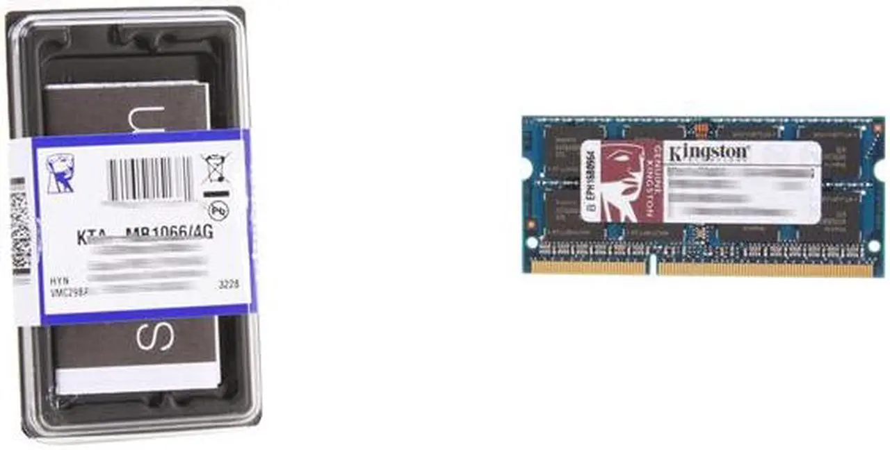 Alt view image 3 of 3 - Kingston 4GB DDR3 1066 Memory for Apple Model KTA-MB1066/4G