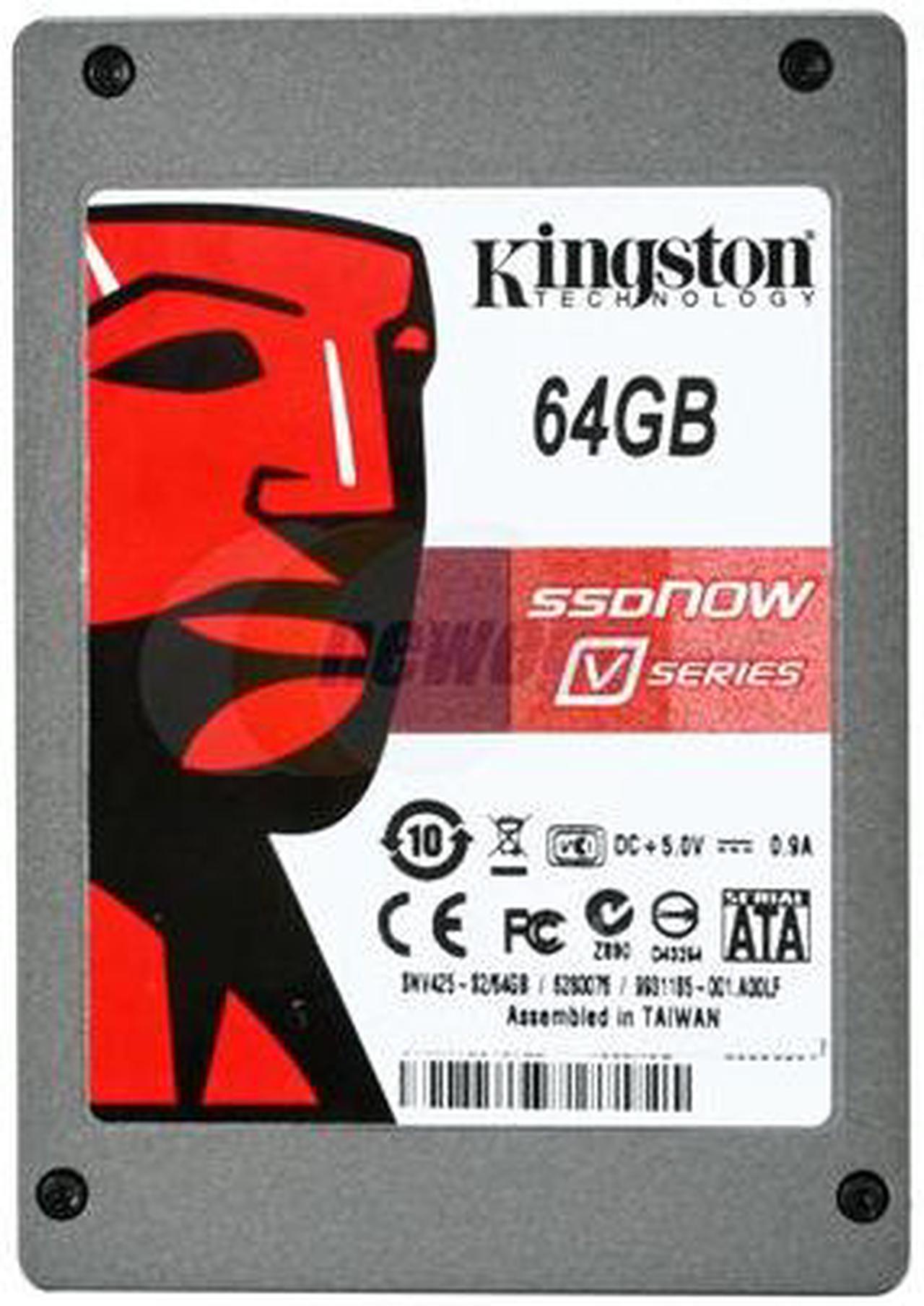 Alt view image 3 of 6 - Kingston SSDNow V Series 2.5" 64GB SATA II Internal Solid State Drive (SSD) SNV425-S2/64GB