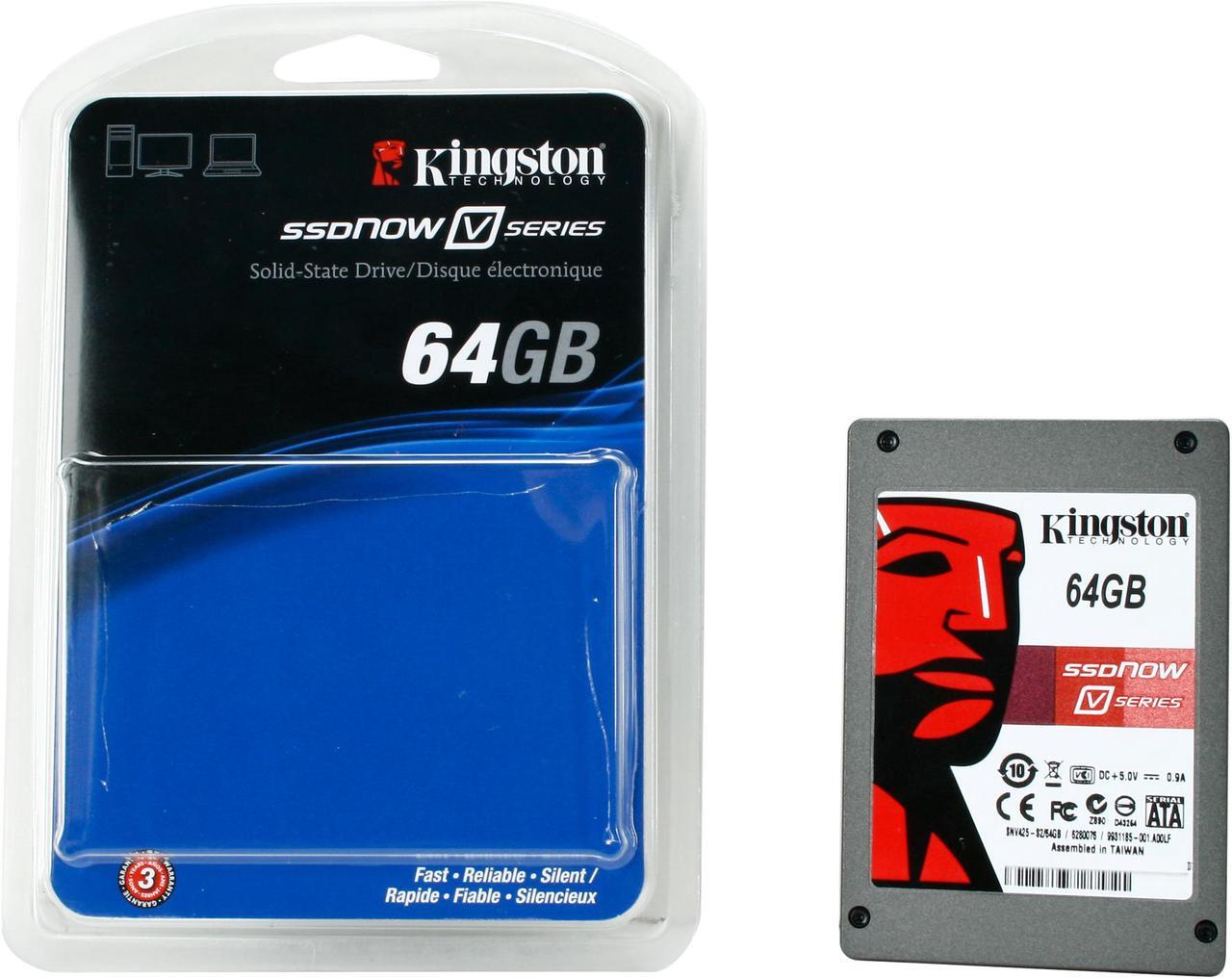 Alt view image 6 of 6 - Kingston SSDNow V Series 2.5" 64GB SATA II Internal Solid State Drive (SSD) SNV425-S2/64GB