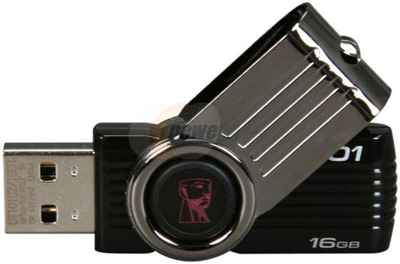 Alt view image 2 of 4 - Kingston DataTraveler 101 G2 16GB USB 2.0 Flash Drive (Black) DT101G2/16GB