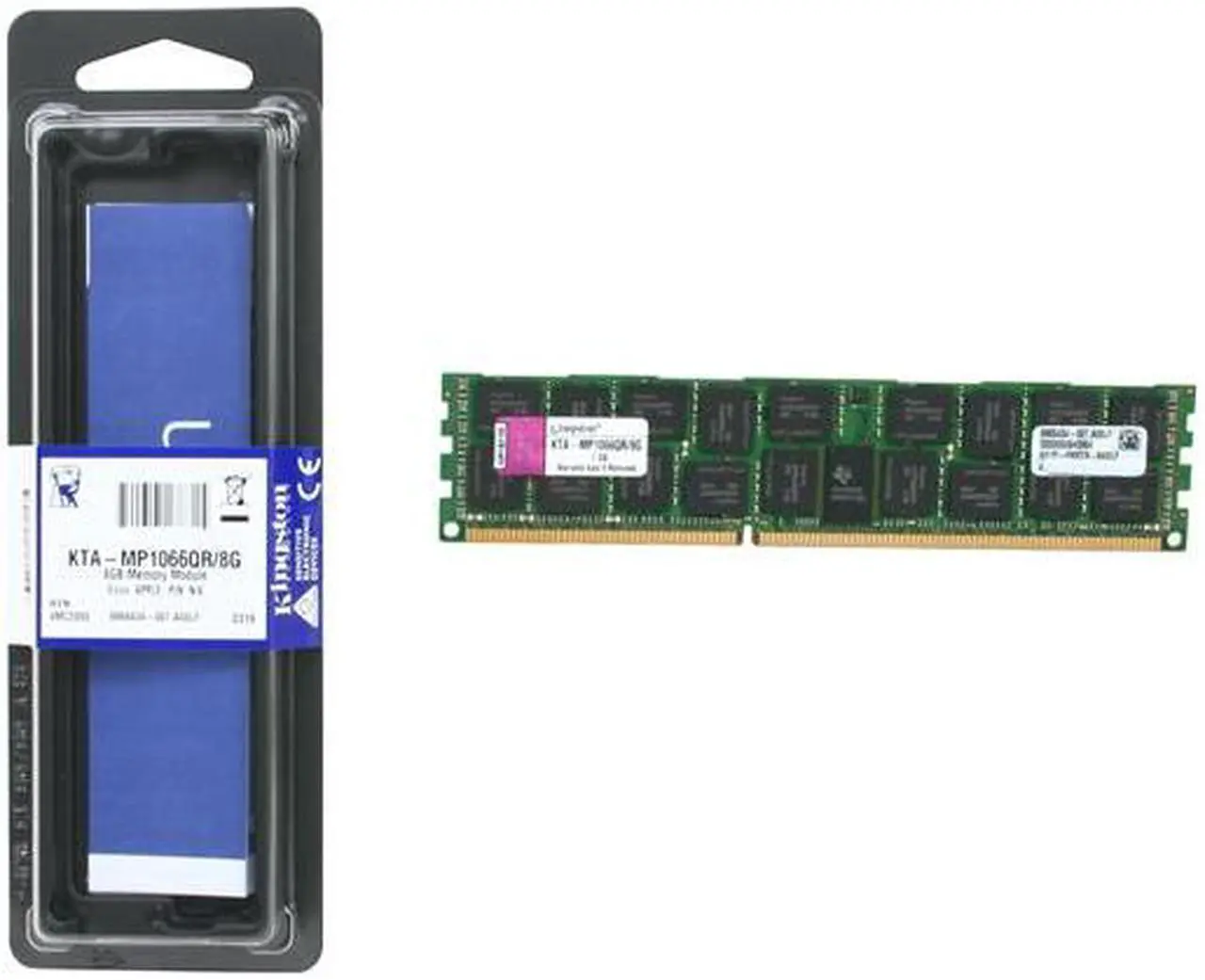 Alt view image 3 of 3 - Kingston 8GB DDR3 1066 (PC3 8500) ECC Registered Memory for Apple Server with Thermal Sensor Model KTA-MP1066QR/8G