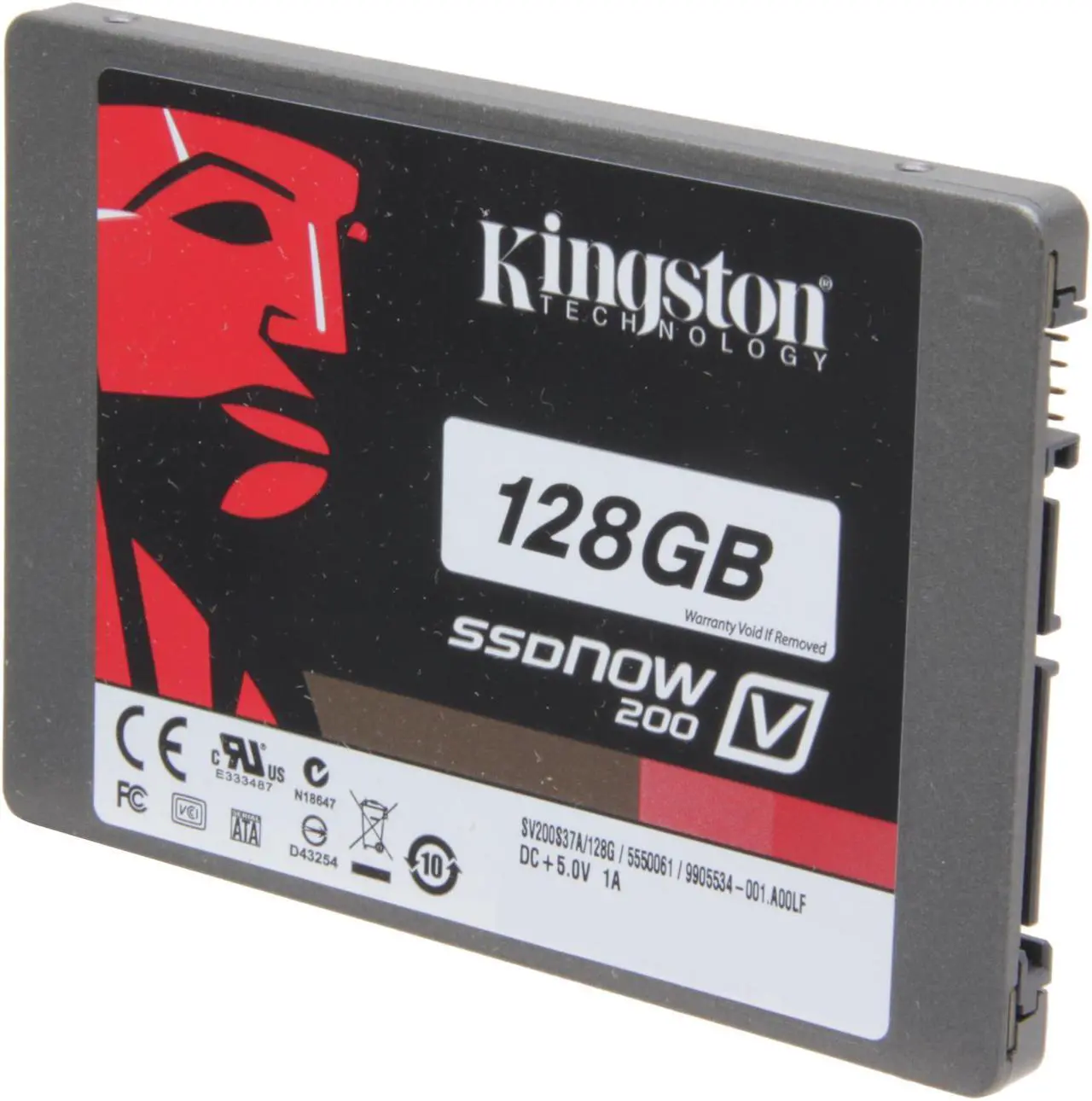 Alt view image 2 of 6 - Kingston SSDNow V200 Series SV200S3D7/128G 2.5" 128GB SATA III Internal Solid State Drive (SSD) (Desktop upgrade kit)
