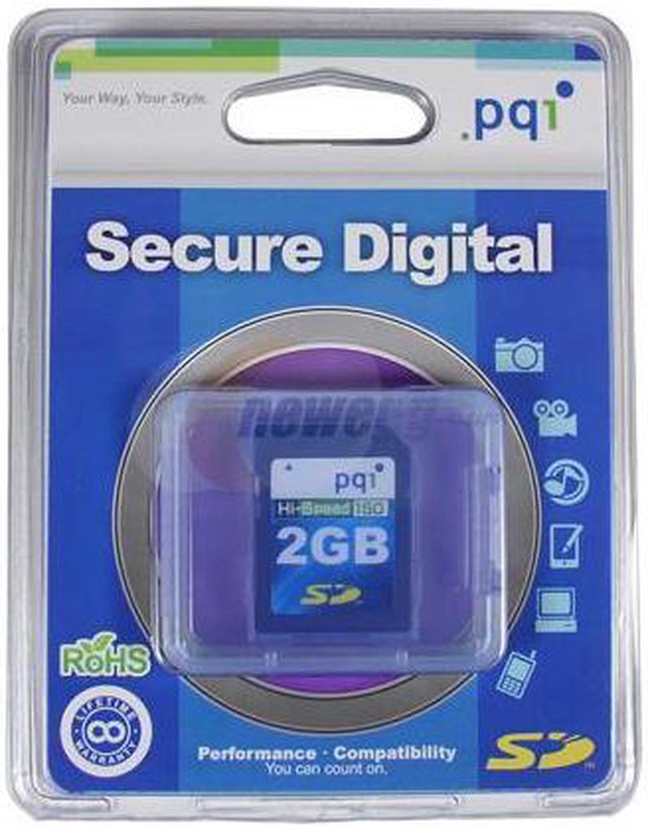 Main image of PQI 2GB Secure Digital (SD) Flash Card Model AE40-2030-0101