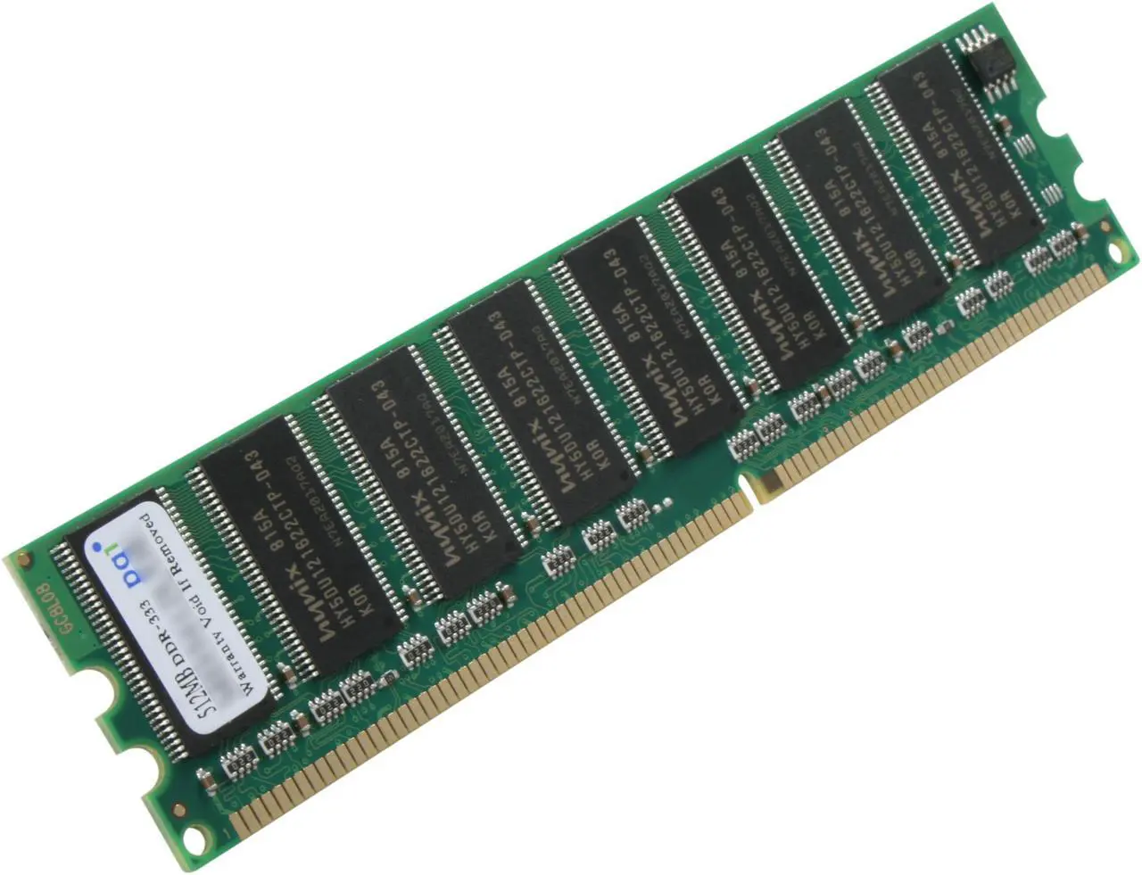 Main image of PQI POWER Series 512MB DDR 333 (PC 2700) Desktop Memory Model MD3412UOE