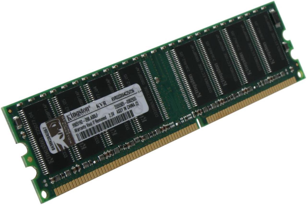 Main image of Kingston ValueRAM 256MB DDR 333 (PC 2700) System Memory Model KVR333X64C25/256
