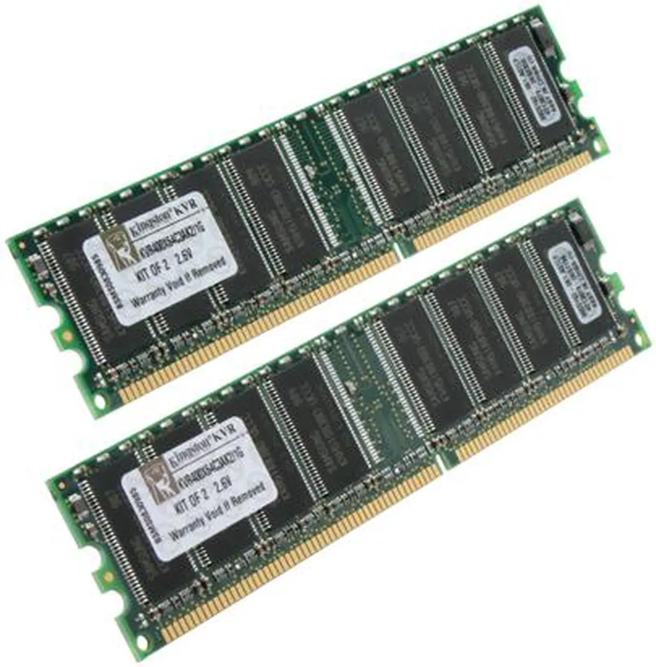 Kingston ValueRAM 1GB (2 x 512MB) DDR 400 (PC 3200) Dual Channel Kit ...