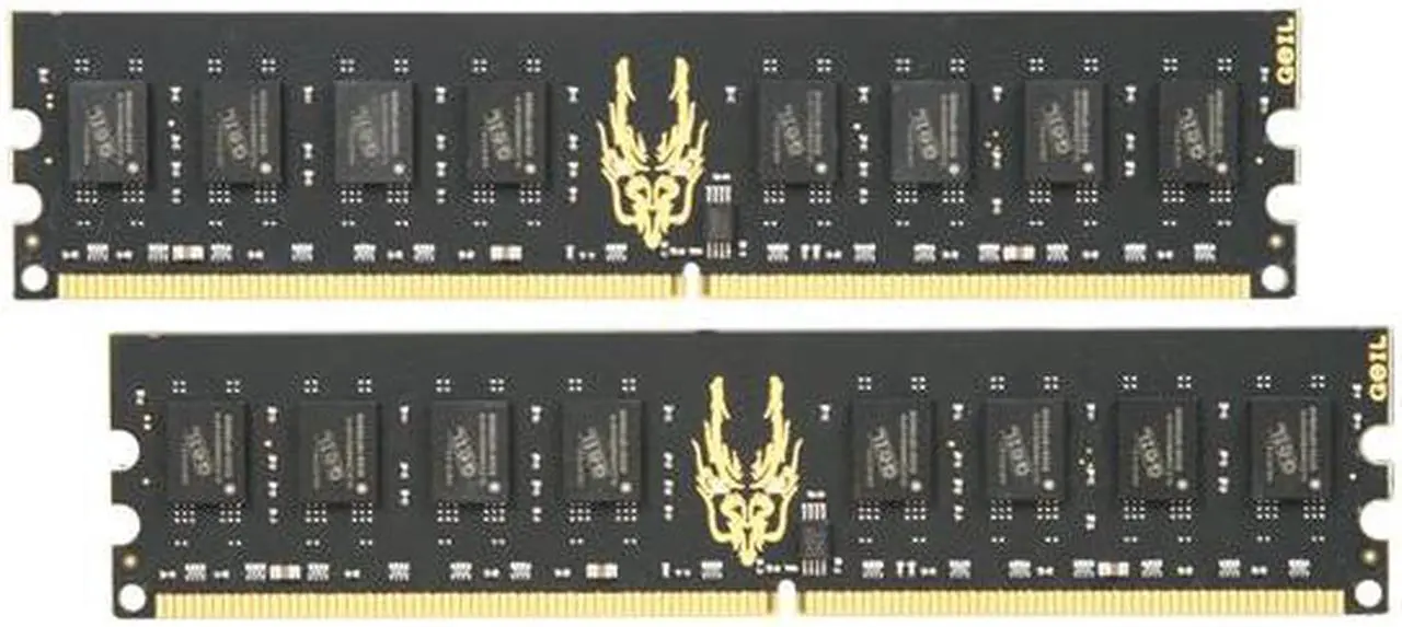 Main image of GeIL Black Dragon 4GB (2 x 2GB) DDR2 800 (PC2 6400) Dual Channel Kit Desktop Memory Model GB24GB6400C5DC