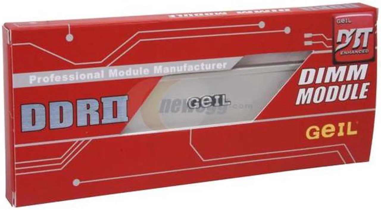 Alt view image 3 of 3 - GeIL 2GB DDR2 667 (PC2 5300) Desktop Memory Model GX22GB5300LX
