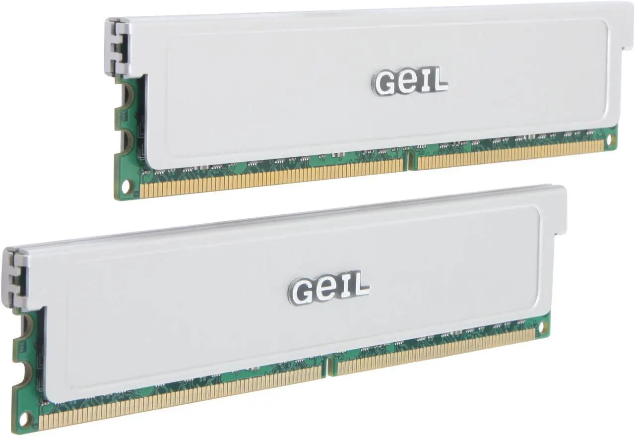 GeIL 4GB (2 x 2GB) DDR2 800 (PC2 6400) Dual Channel Kit Desktop Memory ...