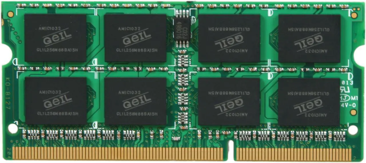 Alt view image 2 of 3 - GeIL 4GB 204-Pin DDR3 SO-DIMM DDR3 1066 (PC3 8500) Laptop Memory Model GS34GB1066C7SC