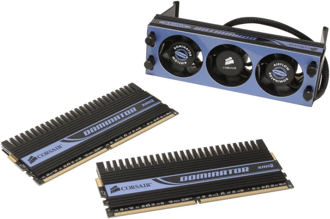 Main image of CORSAIR XMS2 2GB (2 x 1GB) DDR2 1066 (PC2 8500) Dual Channel Kit Desktop Memory Model TWIN2X2048-8500C5DF