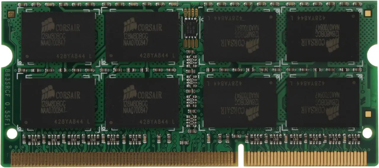 Alt view image 2 of 3 - CORSAIR ValueSelect 2GB 204-Pin DDR3 SO-DIMM DDR3 1066 (PC3 8500) Laptop Memory Model CM3X2GSD1066