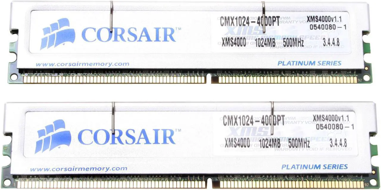 Used CORSAIR 4GB Kit / 2 X 2GB DDR2 800MHz Desktop RAM XMS2 CM2X2048-6400C5 CL5 DIMM - UBB.threads - View #7