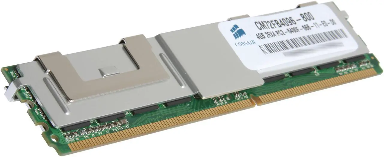 Main image of CORSAIR 4GB ECC Fully Buffered DDR2 800 (PC2 6400) Server Memory Model CM72FB4096-800