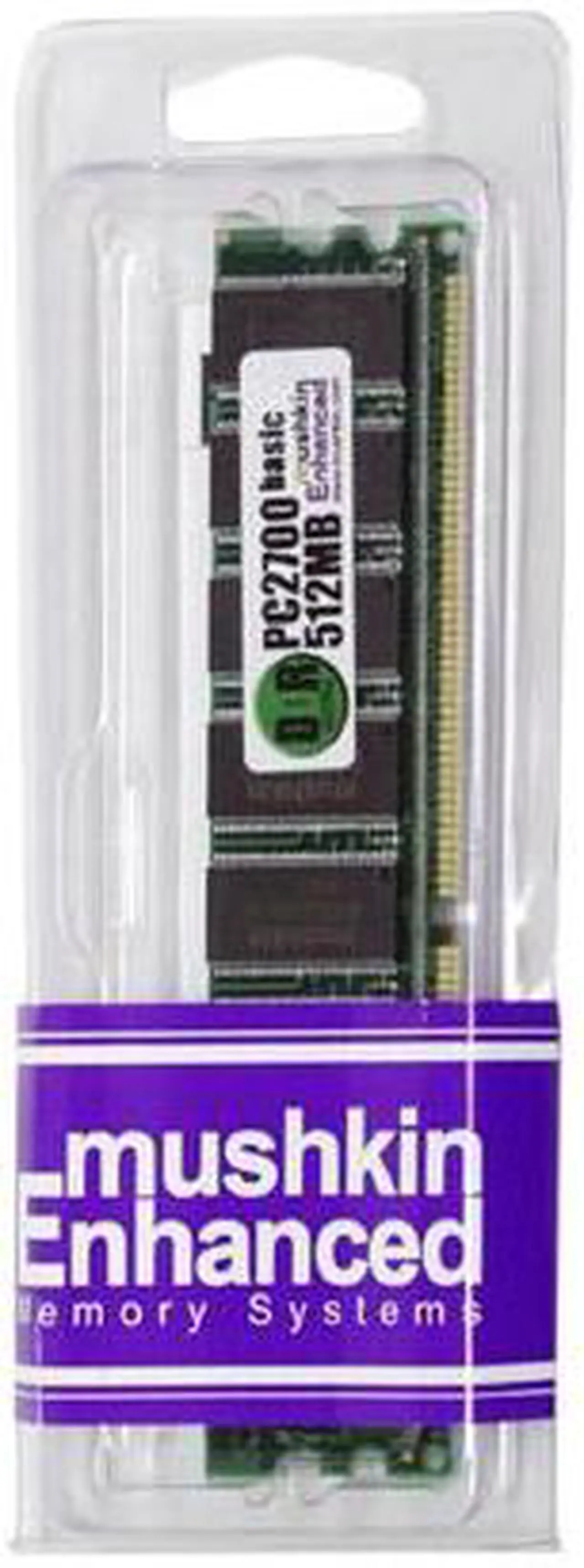 Alt view image 2 of 2 - Mushkin Enhanced 512MB DDR 333 (PC 2700) Desktop Memory Model 990962