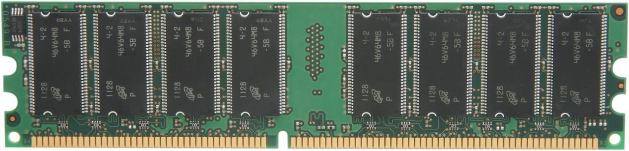 Alt view image 2 of 3 - Crucial 1GB DDR 400 (PC 3200) Desktop Memory Model CT12864Z40B