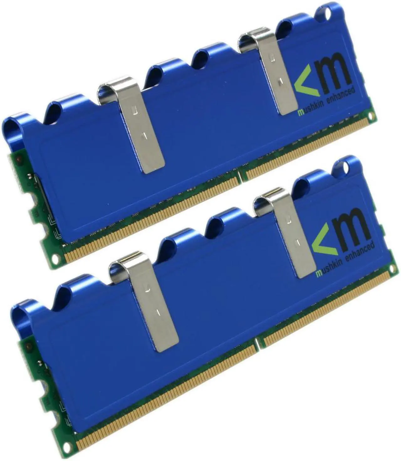 Main image of Mushkin Enhanced Blackline 4GB (2 x 2GB) DDR2 800 (PC2 6400) Dual Channel Kit Desktop Memory Model 996587