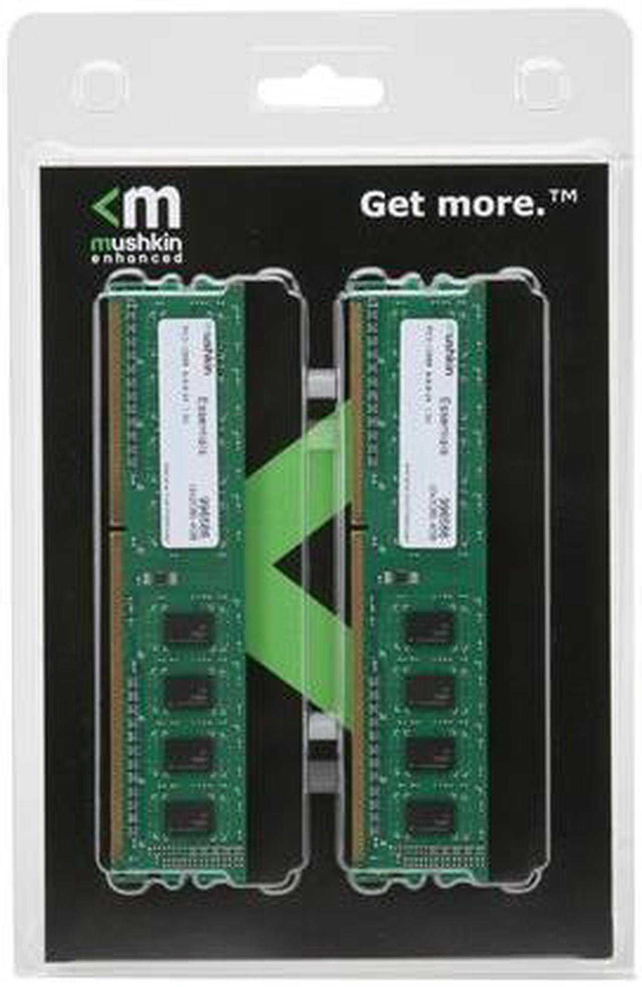 Alt view image 3 of 3 - Mushkin Enhanced Essentials 4GB (2 x 2GB) DDR3 1333 (PC3 10666) Dual Channel Kit Desktop Memory Model 996586
