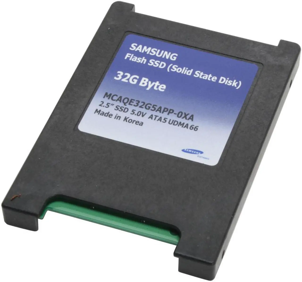 Main image of SAMSUNG 2.5" 32GB PATA Internal Solid State Drive (SSD) MCAQE32G5APP-0XA00 - OEM