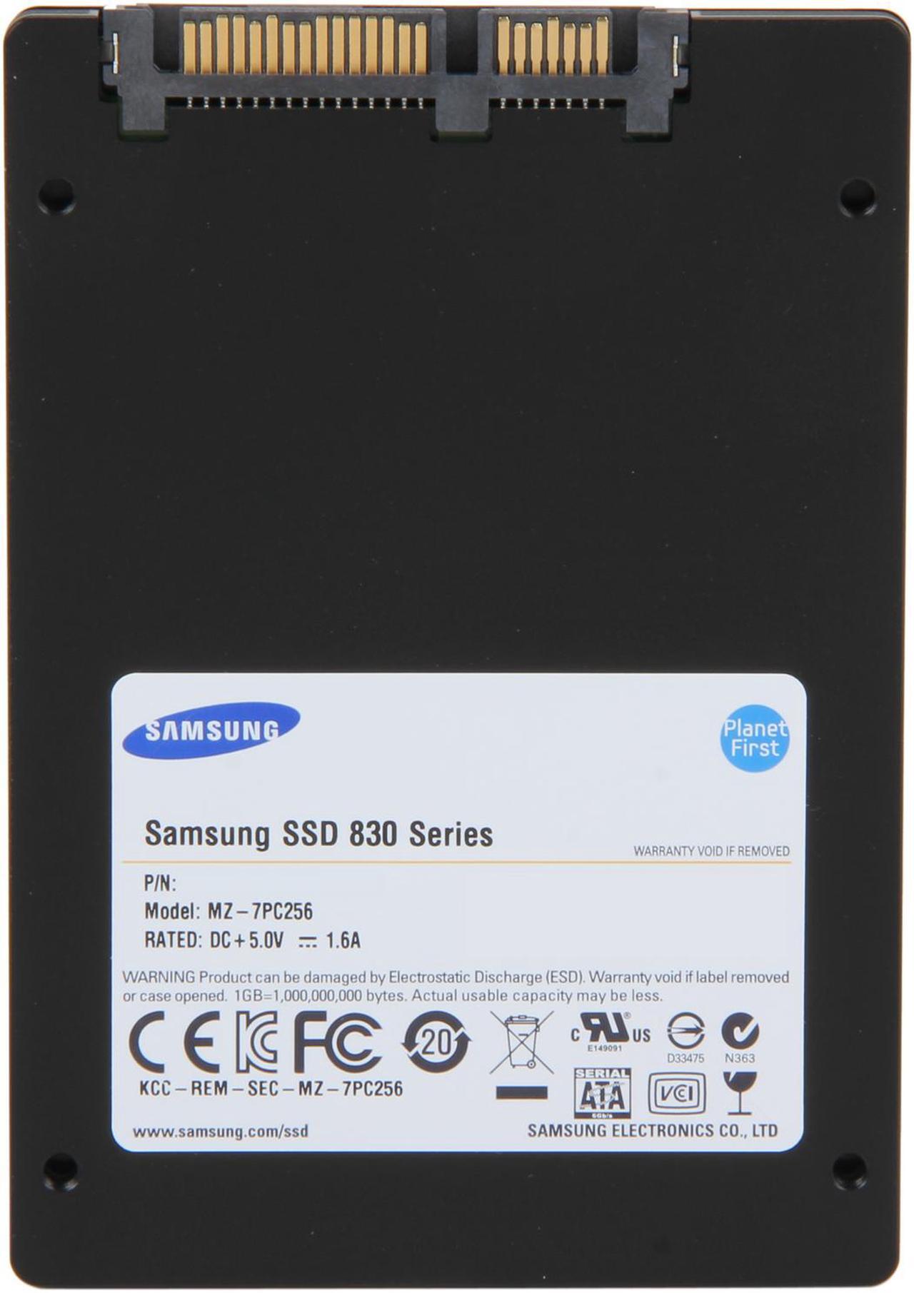 Alt view image 5 of 6 - SAMSUNG 830 Series 2.5" 256GB SATA III MLC Internal Solid State Drive (SSD) MZ-7PC256B/WW