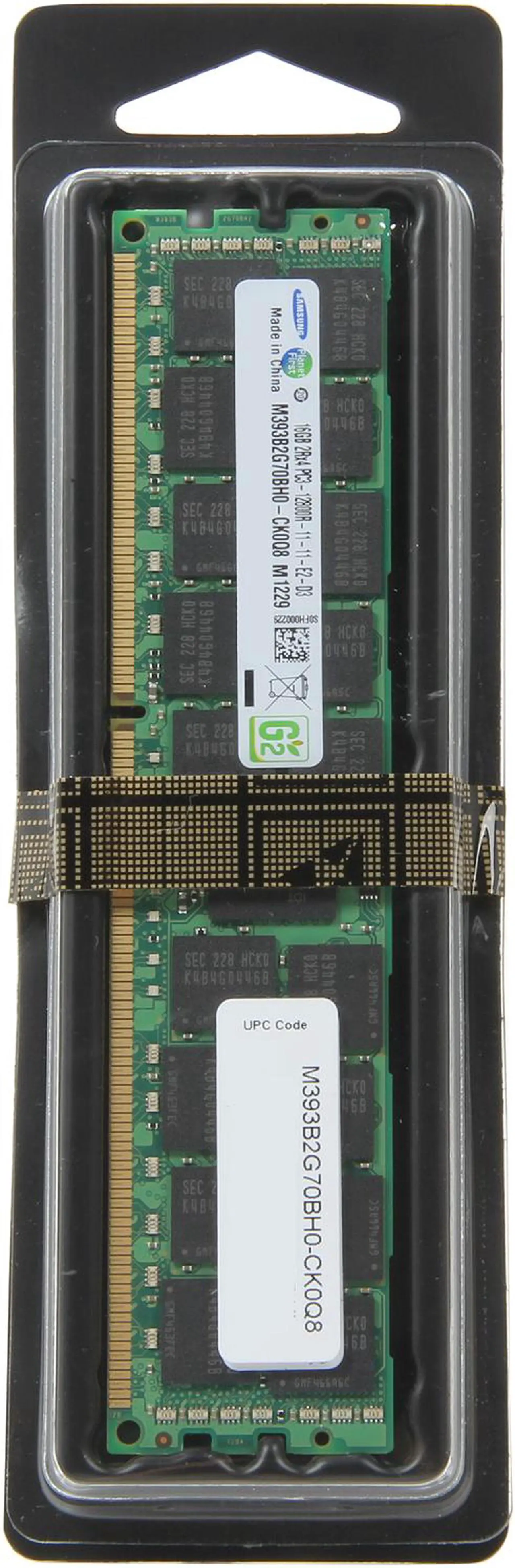 Alt view image 3 of 3 - SAMSUNG 16GB ECC Registered DDR3 1600 Server Memory Model M393B2G70BH0-CK0Q8