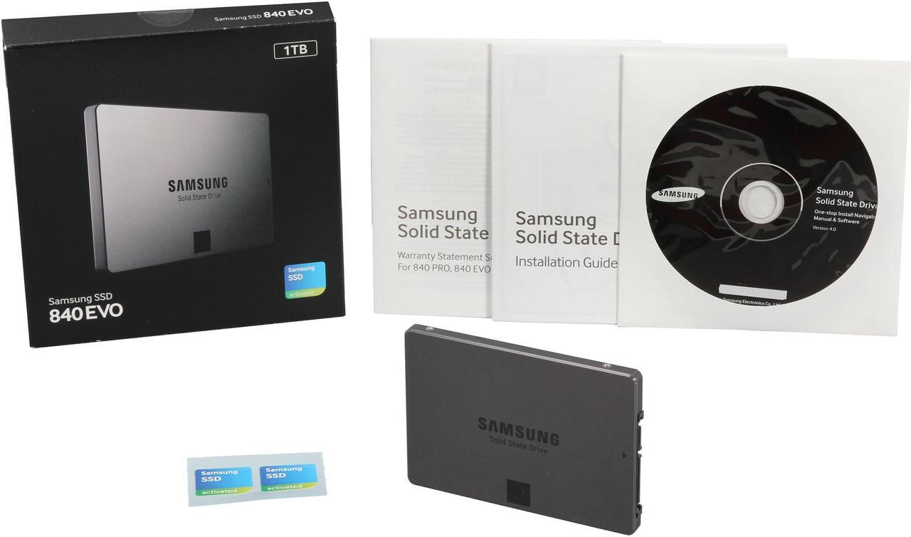 Alt view image 6 of 6 - SAMSUNG 840 EVO 2.5" 1TB SATA III MLC Internal Solid State Drive (SSD) MZ-7TE1T0BW