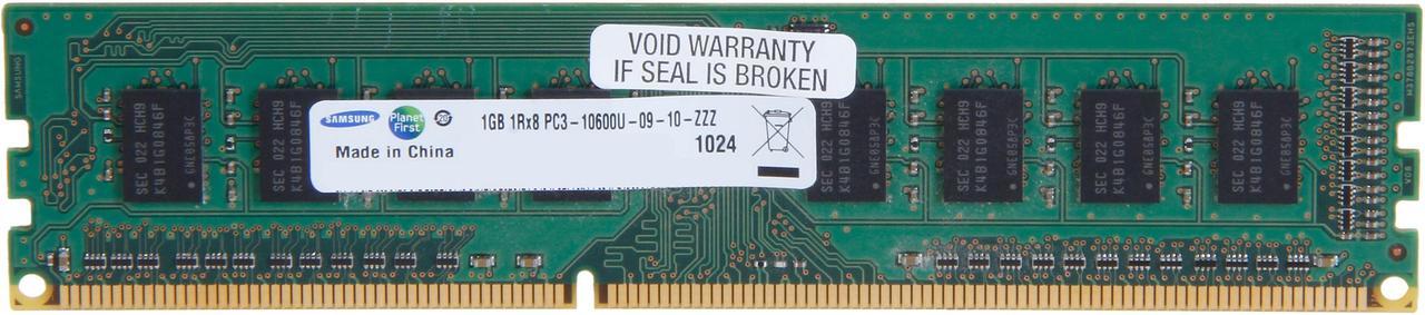 SAMSUNG 1GB DDR3 1333 (PC3 10600) Desktop Memory Model M378B2873FHS-CH9