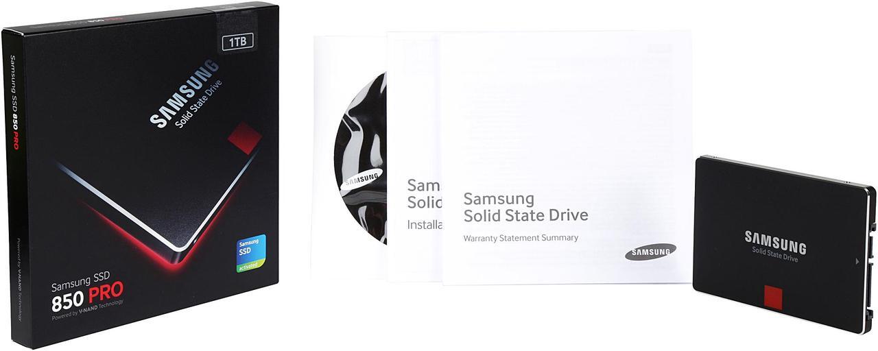 Alt view image 6 of 5 - SAMSUNG 850 PRO 2.5" 1TB SATA III 3D NAND Internal Solid State Drive (SSD) MZ-7KE1T0BW