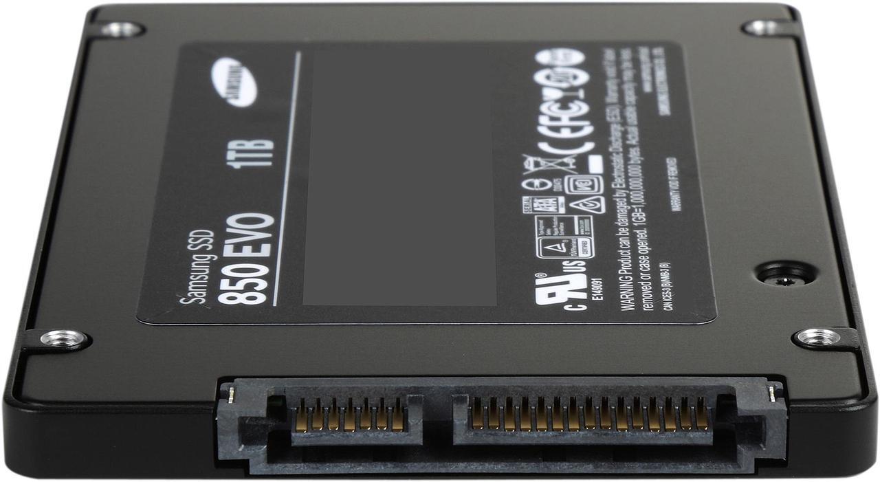 Alt view image 4 of 5 - SAMSUNG 850 EVO 2.5" 1TB SATA III 3D NAND Internal Solid State Drive (SSD) MZ-75E1T0B/AM